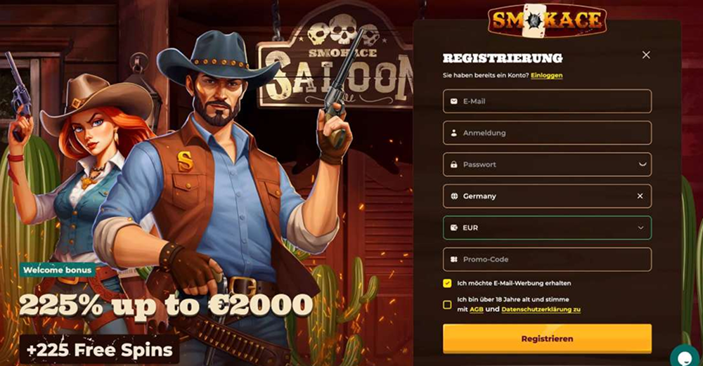 Smokace Casino Login